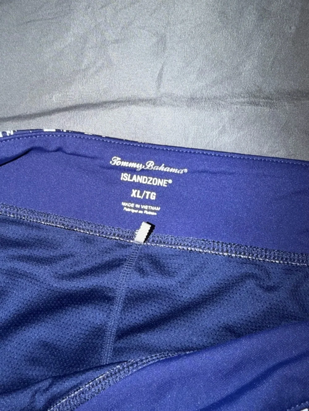 Tommy Bahama Navy and White Printed Mini Skirt - Picture 3 of 4